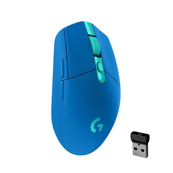 Imagem de Mouse Gamer Sem Fio Logitech G305 LIGHTSPEED com 6 Botões Programáveis e Até 12.000 DPI, Azul - 910-006013