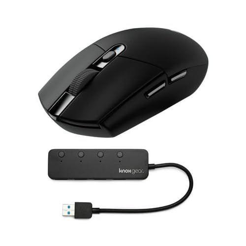 Imagem de Mouse Gamer Sem Fio Logitech G305 Lightspeed - Com Hub USB