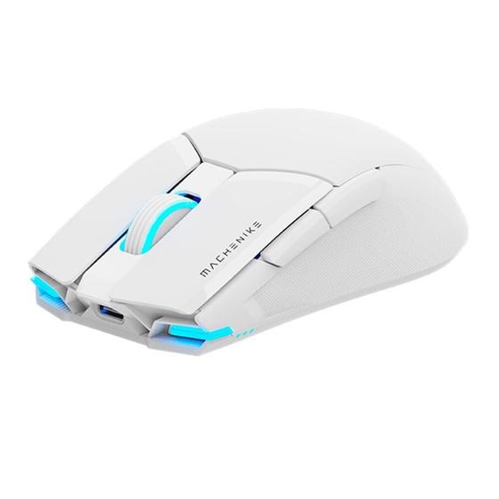 Mouse Gamer Sem Fio Machenike M7 Pro, RGB, 26000 DPI, 6 Botões, Wireless, Branco - M720BBR Imagem de Mouse Gamer Sem Fio Machenike M7 Pro, RGB, 26000 DPI, 6 Botões, Wireless, Branco - M720BBR