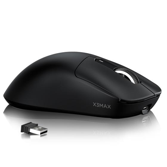 Imagem de Mouse Gamer Sem Fio MAMBASNAKE Attack Shark X3MAX - Preto