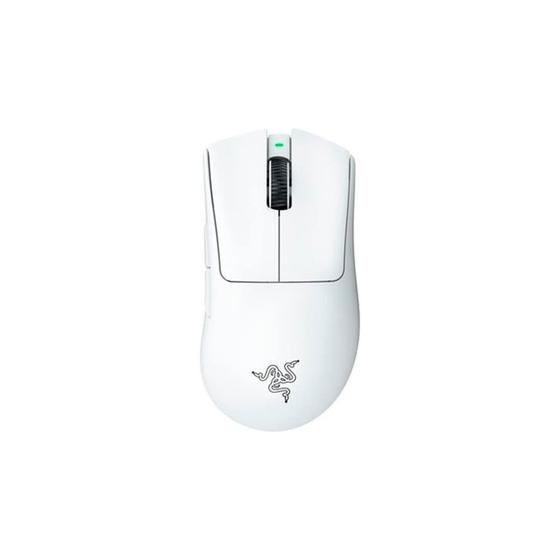 Imagem de Mouse Gamer Sem Fio Razer DeathAdder V3 Pro, Ergonômico, Branco - RZ0104630200