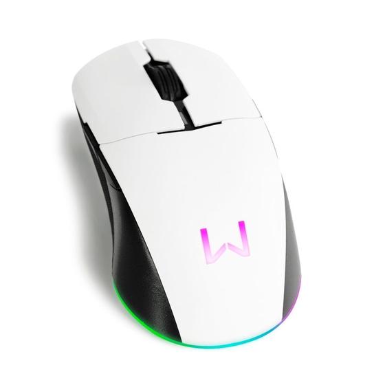 Imagem de Mouse Gamer sem fio Warrior Dash Pixart 3335 Wireless, Branco, MO397, WARRIOR  WARRIOR