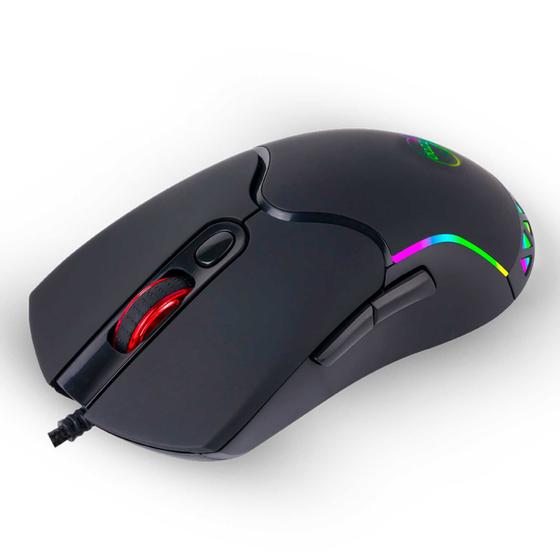 Imagem de Mouse Gamer Trigger Elite RGB 3200 DPI 6 Botões- Dazz