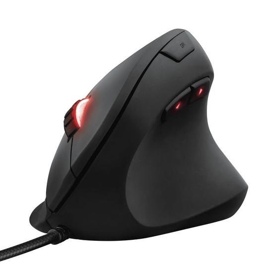 Mouse Gamer Trust GXT 144 Rexx Ergonômico Vertical USB 10000DPI Menor preço em Mouse Gamer Trust GXT 144 Rexx Ergonômico Vertical USB 10000DPI