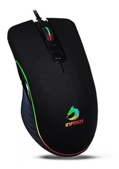 Imagem de Mouse Gamer Usb 6400 Dpi Soldado Gm-V550 Led Rgb Top Elite