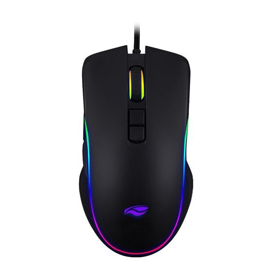 Imagem de Mouse Gamer USB C3Tech MG-300BK Havoc 4800 DPI 7 BOTÕES RGB