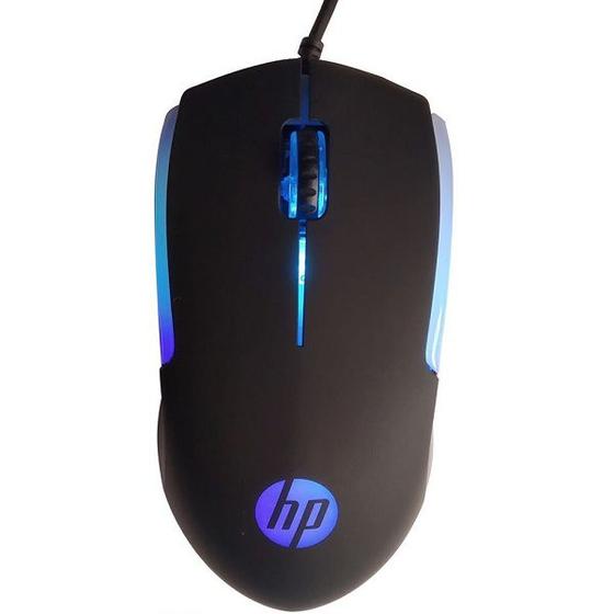 Mouse Gamer USB M160 1000DPI RGB Preto HP Mouse Gamer Magazine Luiza