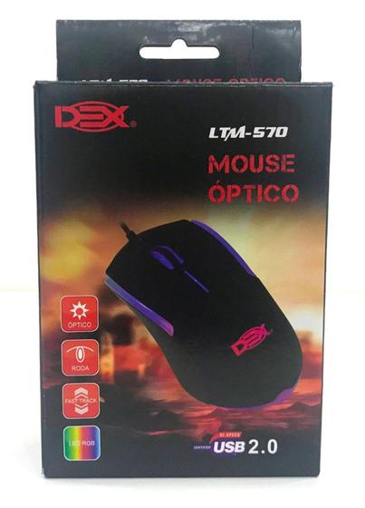 Imagem de Mouse Gamer Usb Óptico Com Led Rgb LTM-570 DEX