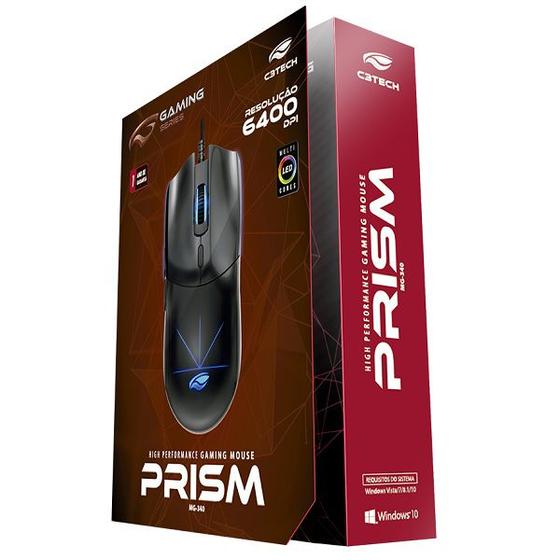 Imagem de Mouse Gamer USB PRISM MG-340BK C3 TECH