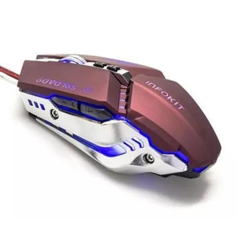 Imagem de Mouse Gamer USB Revestido em Metal Com Fio