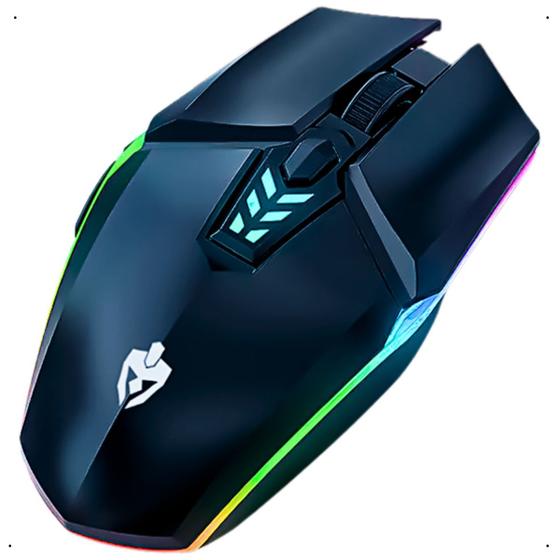 Imagem de Mouse Gamer UZI Evolut Ergonômico Led Rainbow 3.200 DPI