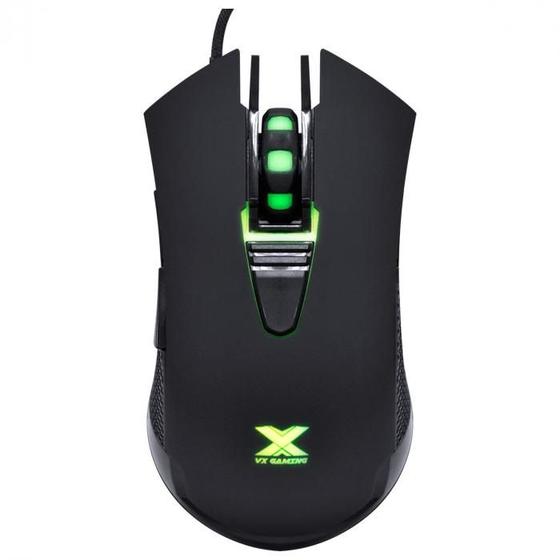 Imagem de Mouse Gamer Vinik SARK Alta Qualidade Para Fps Conector USB Cabo Trançado 1,8m Led Pulsante Design Ergonômico Botões Macro Até 2400DPI