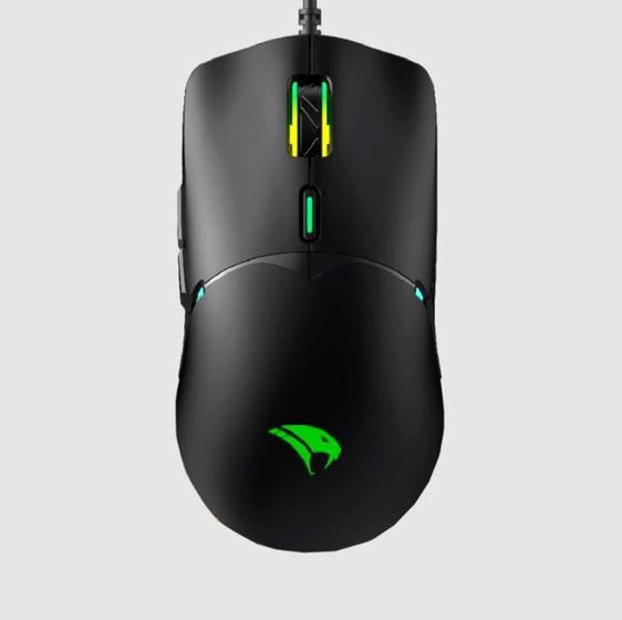 Imagem de Mouse Gamer Viper PRO 7200 DPI Naja C/FIO - 411  PRETO/VERDE  Bivolt - Vivensis Tecnologia