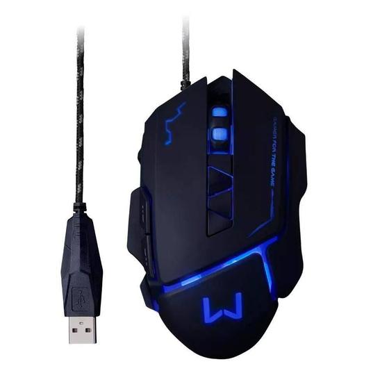 Imagem de Mouse Gamer Warrior 3200Dpi Usb Preto Mo261 Multilaser