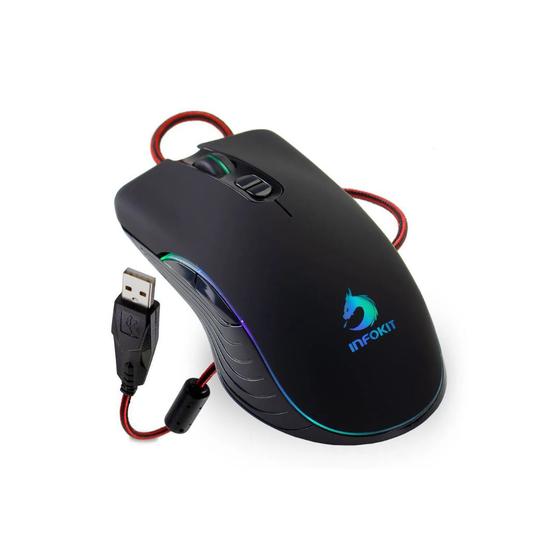 Imagem de Mouse Gamer X Soldado com LED RGB