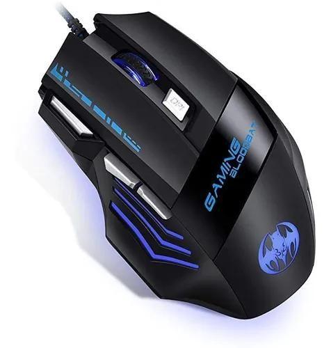 Imagem de Mouse Gamer X7 Black Profissional Led Rgb 6000 Dpi Usb 3.0 Com Fio