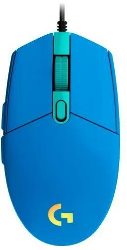 Imagem de Mouse Gaming Logitech G203 com Fio 910-005795 - Azul