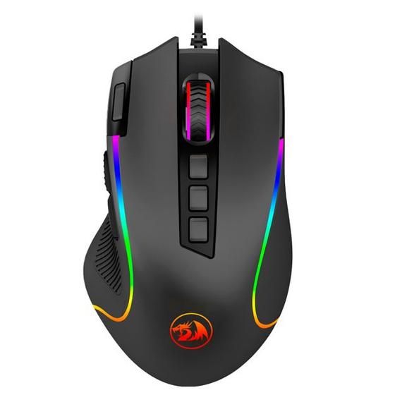 Imagem de Mouse Gaming Redragon Predator M612-RGB USB Ate 8.000 Dpi com Backlight RGB Chroma - Preto