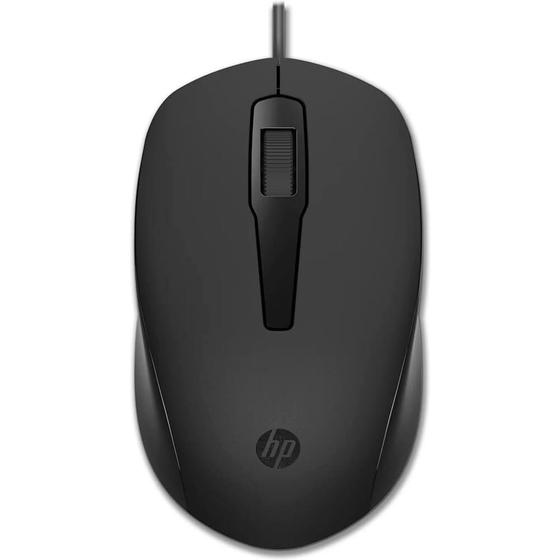 Mouse HP 150, 1600 DPI, Dongle USB-A, Preto - 240J6AA Imagem de Mouse HP 150, 1600 DPI, Dongle USB-A, Preto - 240J6AA