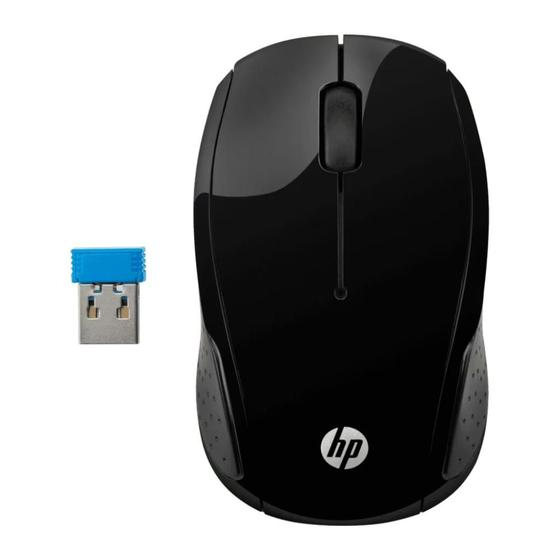 Imagem de Mouse HP sem Fio USB X200 OMAN 3 Botoes Preto