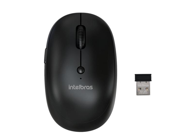 Imagem de Mouse Intelbras MSI100 Sem Fio Preto