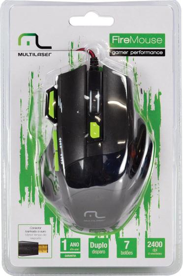 Mouse Laser Gamer Performance Usb 2400dpi Mo208 Preto Menor preço em Mouse Laser Gamer Performance Usb 2400dpi Mo208 Preto