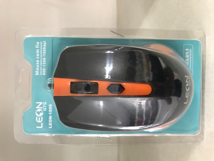 Imagem de Mouse LEON GTS COM FIO 800-1200- 1600 dpi
