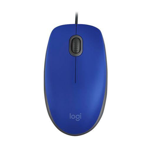 Imagem de Mouse Logitech M110 Silent Azul Usb 910-006662