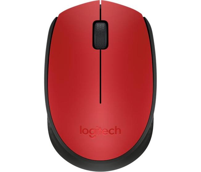 Imagem de Mouse Logitech M170 USB Sem fio  vermelho