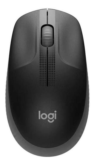 Imagem de Mouse Logitech M190 Sem Fio Wireless 1000Dpi Cinza Óptico