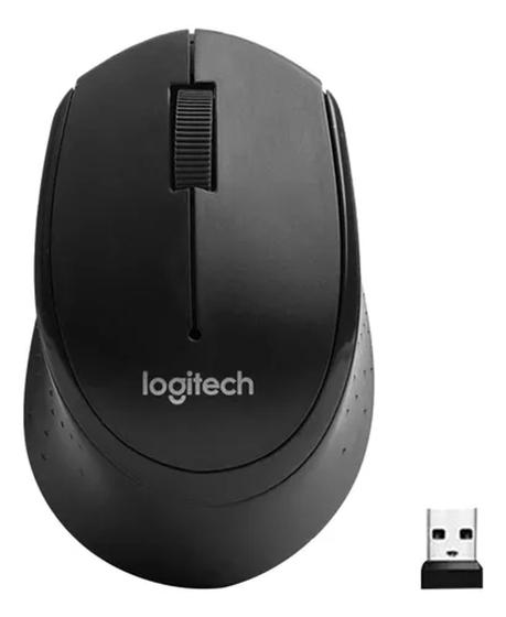 Mouse Wireless Óptico Led 1000 Dpis Silent Plus M330 Logitech