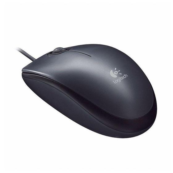 Imagem de Mouse Logitech M90 1000dpi Preto com fio-Cinza