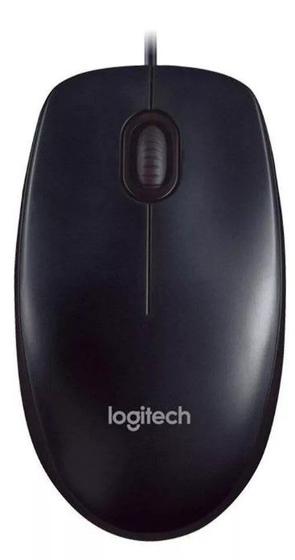 Imagem de Mouse Logitech M90 USB Com Fio Preto - 910-004053