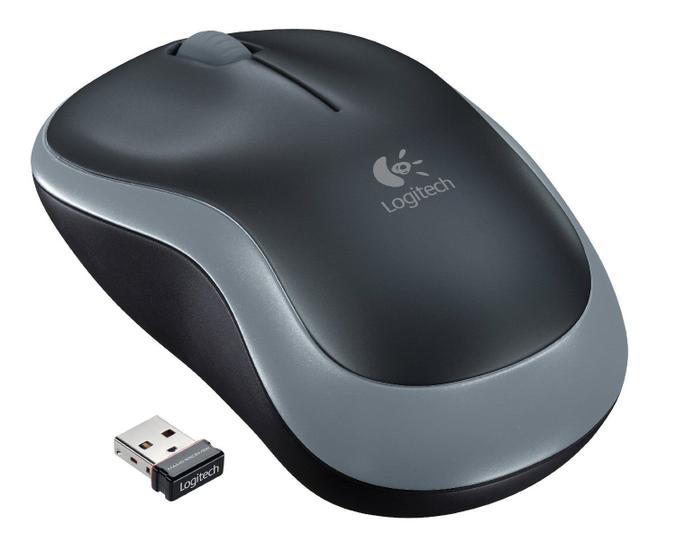 Imagem de Mouse Logitech Mini Wireless M185 Cinza