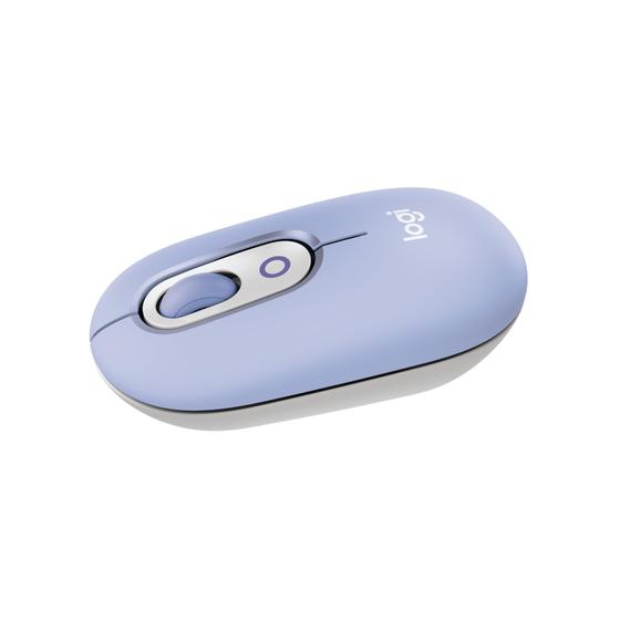 Imagem de Mouse Logitech POP Compact Portátil Bluetooth Lilás