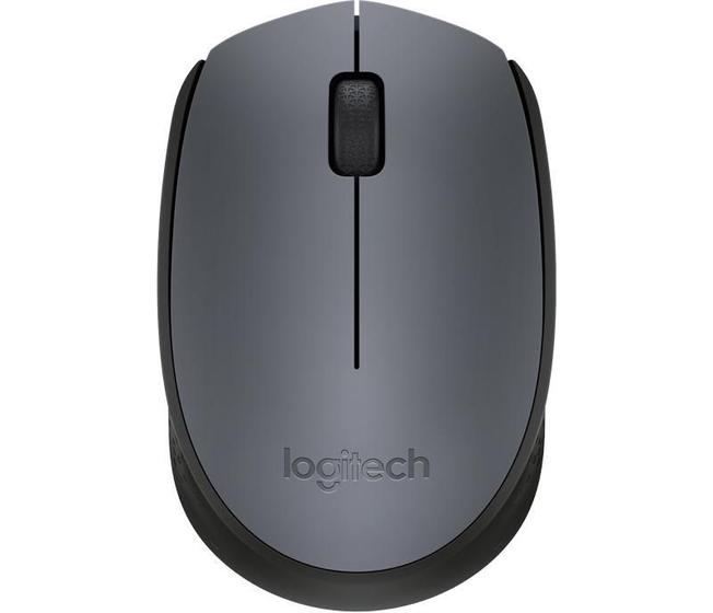 Imagem de Mouse Logitech Sem Fio M170 - Cinza com Preto