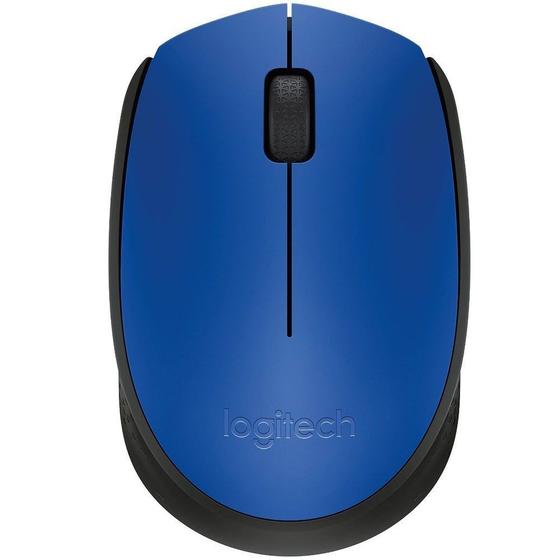 Imagem de Mouse logitech wireless m170 azul