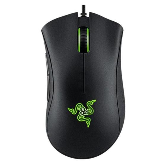 Imagem de Mouse Luminoso Deathadder 6400 Dpi 5 Botões Rer - Preto