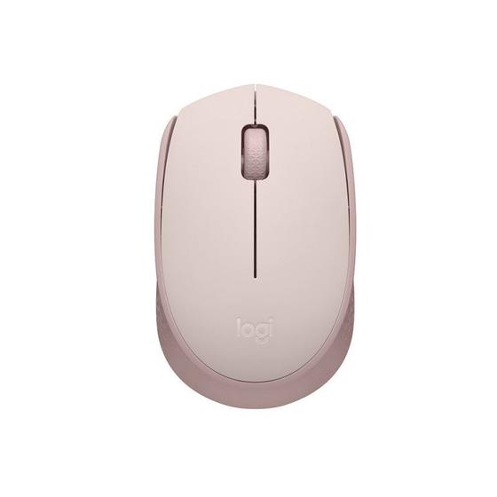 Imagem de Mouse M170 Rosa sem fio USB Logitech Ambidestro Compacto