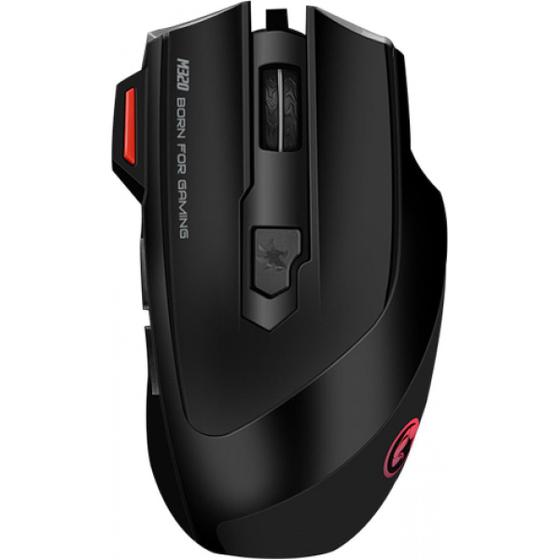 Mouse Usb Óptico Led 3200 Dpis Gamer Wired Led M320 Marvo