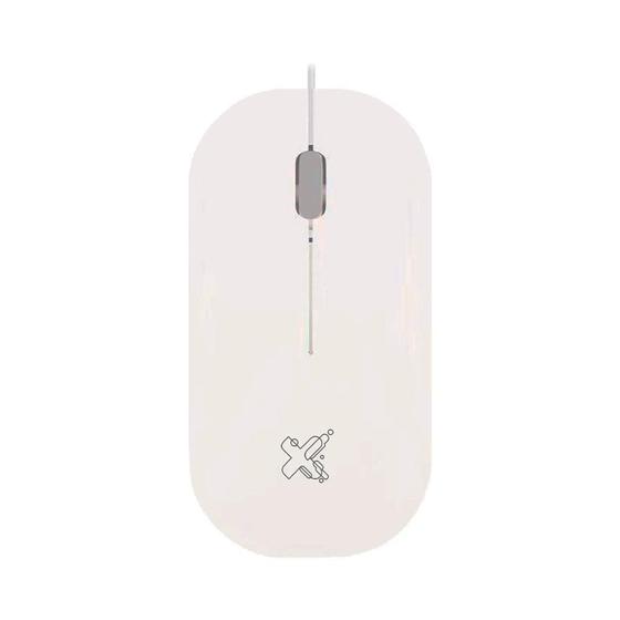 Imagem de Mouse Maxprint Surface, 1200DPI, 3 Botões, USB, Branco - 60000135