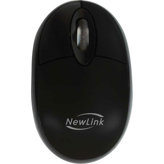 Imagem de Mouse Mini Óptico USB Fit 1000dpi 3botões Preto - Newex