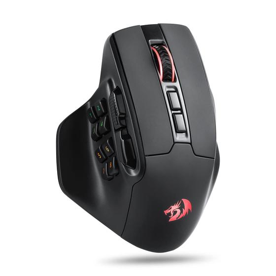 Imagem de Mouse MMO Sem Fio Redragon M811 PRO - 15 Botões para Jogos