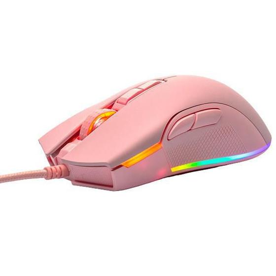 Imagem de Mouse Motospeed V70 Essential Rosa 6400dpi Rgb