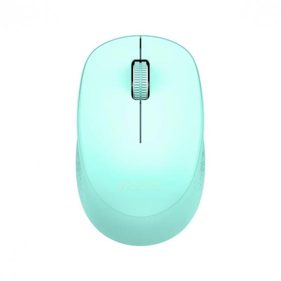 Imagem de Mouse Mover Sem Fio Silent Click 1600 Dpi Pmmwscg Verde