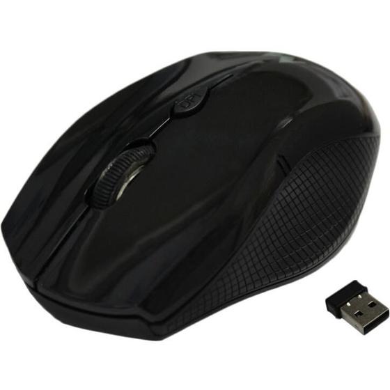 Imagem de Mouse Mtek Optico PMF-433 2.4 GHZ/ 1600/ 1200/ 800DPI/ USB Sem Fio - Preto