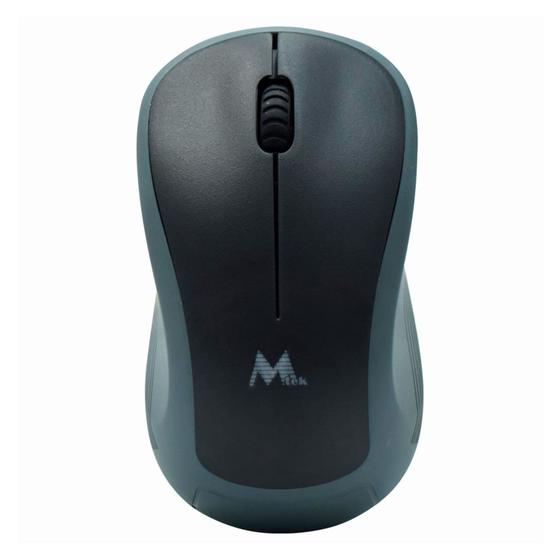 Imagem de Mouse Mtek Wireless 2.4G / 1200DPI / Nano USB - Preto / Cinza (MW-3W305)