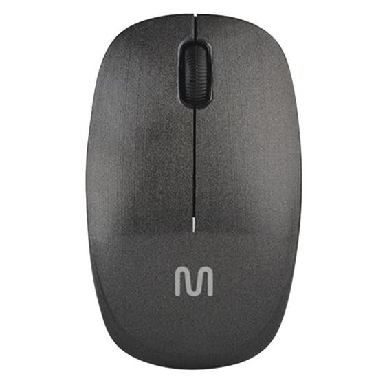 Imagem de Mouse Multi Ergonômico Sem Fio MS200 USB 1200DPI 3 Botões - Preto