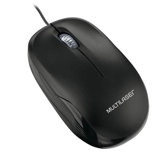 Imagem de Mouse Multilaser Box Optico Com Fio Usb Preto - Mo255