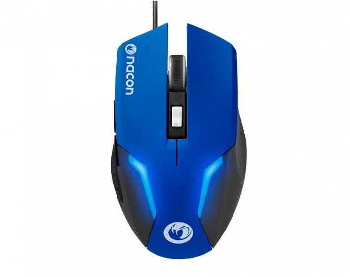 Imagem de Mouse Nacon Wired Gaming Mouse GM-105BLUE - Optical Sensor - 2400DPI - Cabo 1,5m (Com fio, azul)